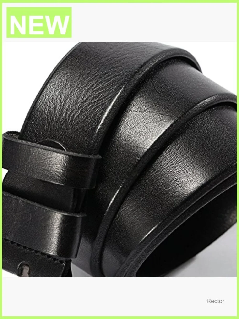 Italian Cow Leather Belt With Anti-Scratch Buckle, Packed in Box
